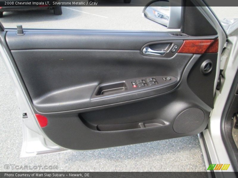 Silverstone Metallic / Gray 2008 Chevrolet Impala LT