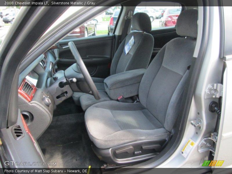 Silverstone Metallic / Gray 2008 Chevrolet Impala LT