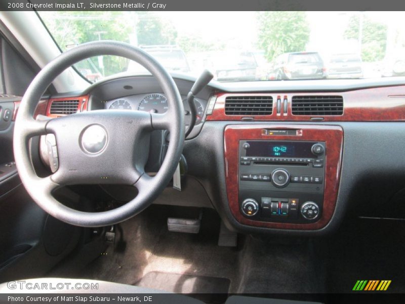 Silverstone Metallic / Gray 2008 Chevrolet Impala LT