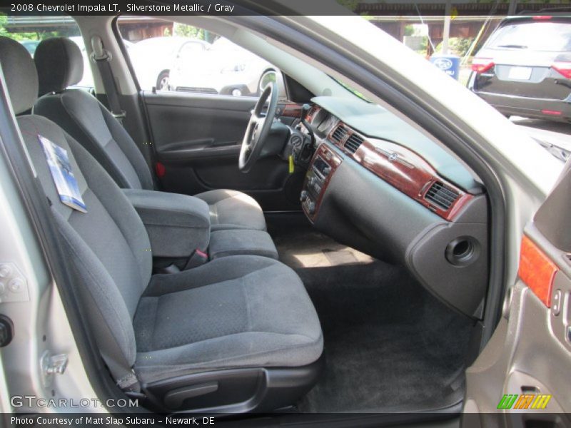 Silverstone Metallic / Gray 2008 Chevrolet Impala LT