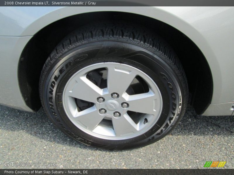 Silverstone Metallic / Gray 2008 Chevrolet Impala LT