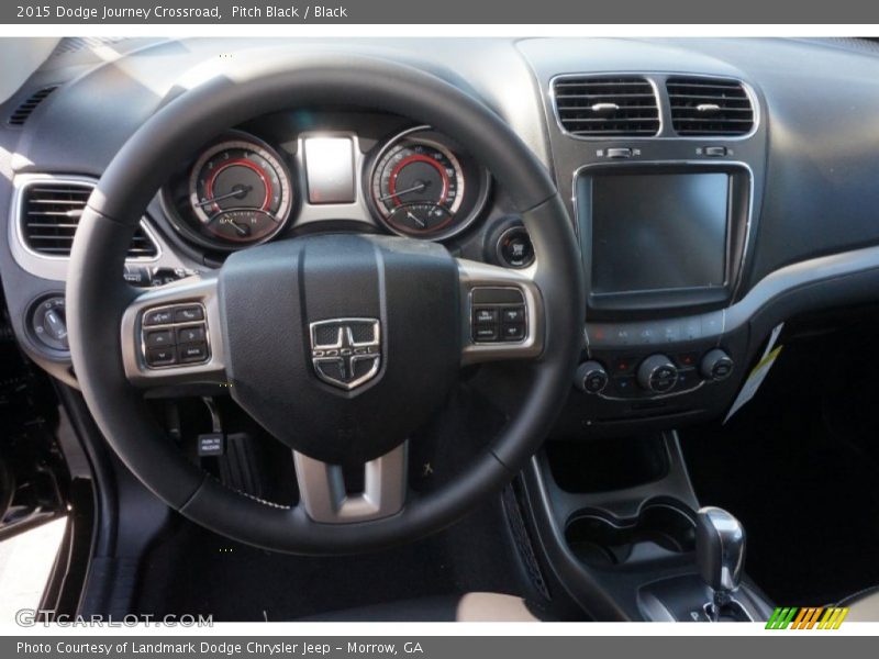 Pitch Black / Black 2015 Dodge Journey Crossroad