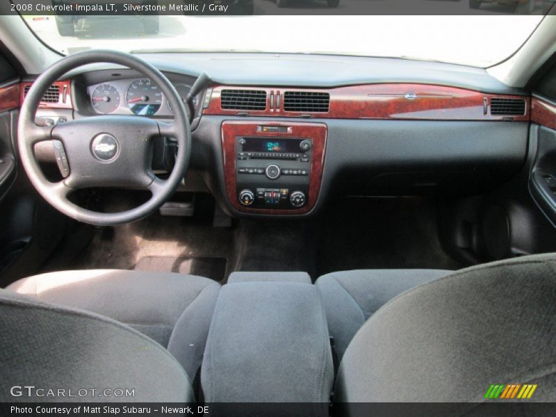 Silverstone Metallic / Gray 2008 Chevrolet Impala LT