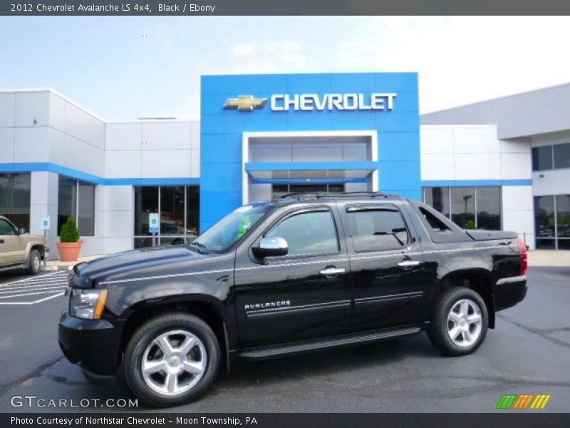Black / Ebony 2012 Chevrolet Avalanche LS 4x4