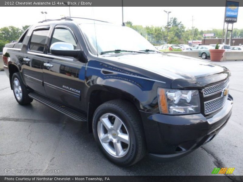 Black / Ebony 2012 Chevrolet Avalanche LS 4x4