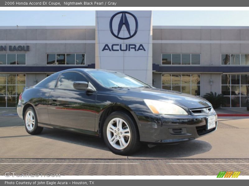 Nighthawk Black Pearl / Gray 2006 Honda Accord EX Coupe