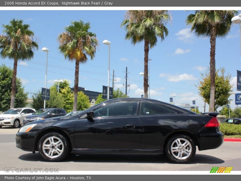 Nighthawk Black Pearl / Gray 2006 Honda Accord EX Coupe