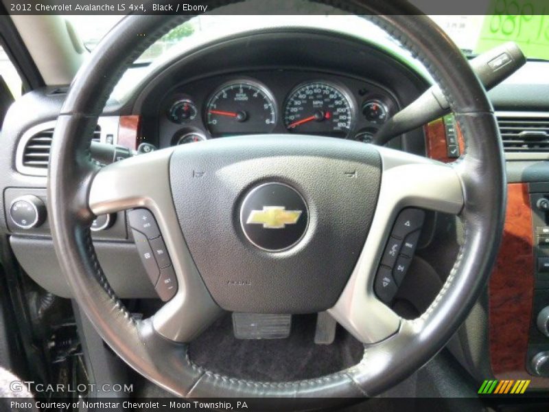 Black / Ebony 2012 Chevrolet Avalanche LS 4x4