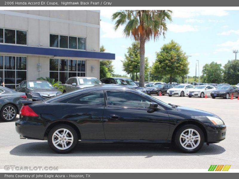 Nighthawk Black Pearl / Gray 2006 Honda Accord EX Coupe