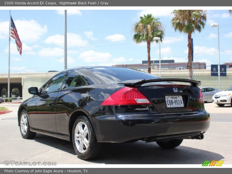 Nighthawk Black Pearl / Gray 2006 Honda Accord EX Coupe