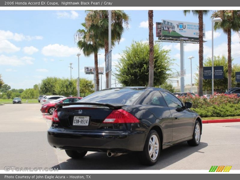 Nighthawk Black Pearl / Gray 2006 Honda Accord EX Coupe