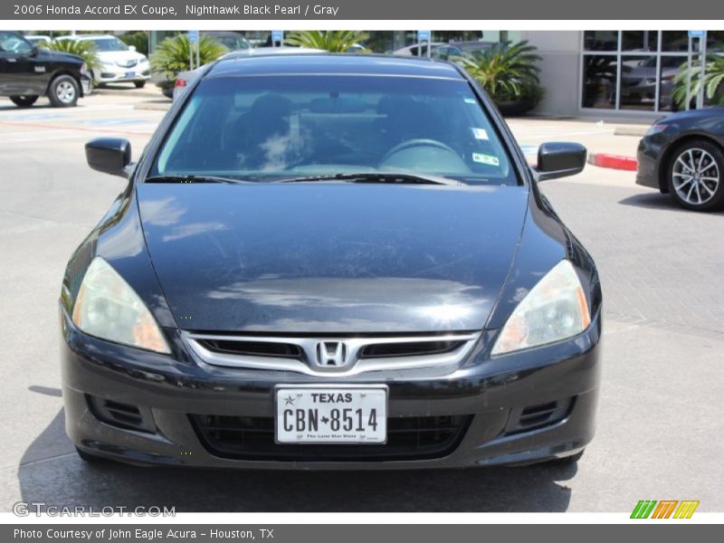Nighthawk Black Pearl / Gray 2006 Honda Accord EX Coupe