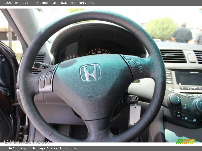 Nighthawk Black Pearl / Gray 2006 Honda Accord EX Coupe