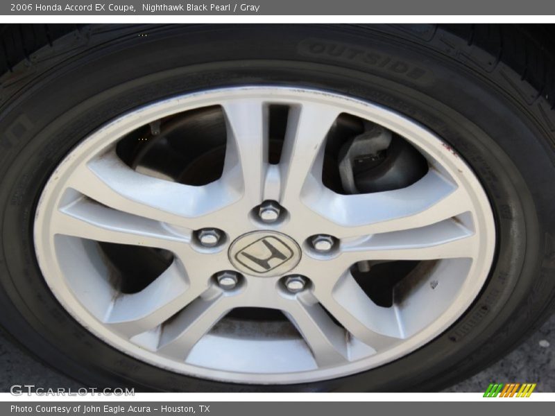 Nighthawk Black Pearl / Gray 2006 Honda Accord EX Coupe