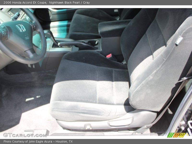 Nighthawk Black Pearl / Gray 2006 Honda Accord EX Coupe
