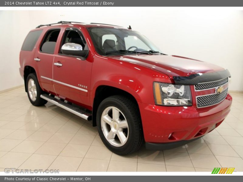 Crystal Red Tintcoat / Ebony 2014 Chevrolet Tahoe LTZ 4x4