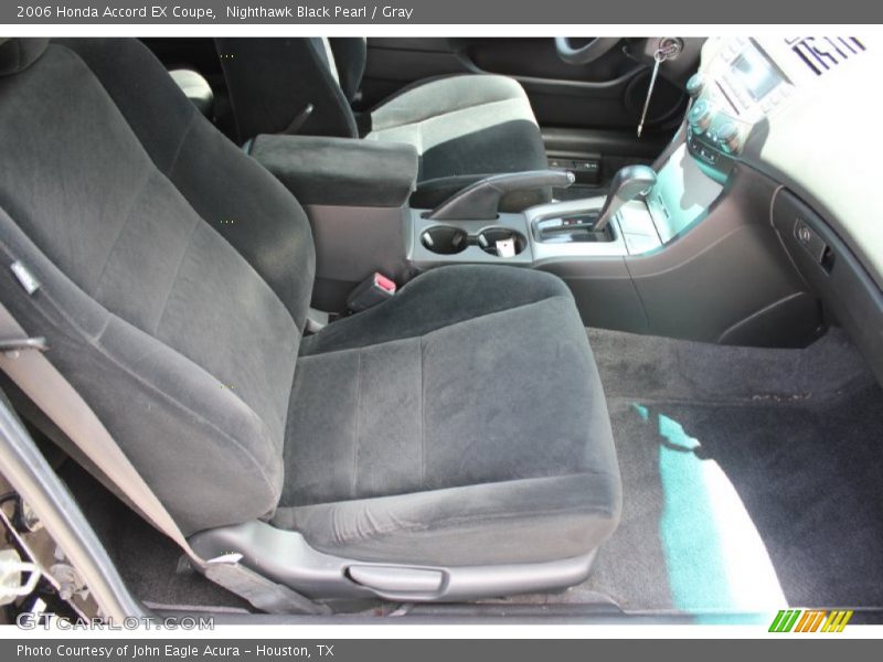Nighthawk Black Pearl / Gray 2006 Honda Accord EX Coupe