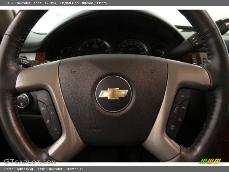 Crystal Red Tintcoat / Ebony 2014 Chevrolet Tahoe LTZ 4x4