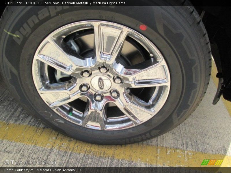 Caribou Metallic / Medium Light Camel 2015 Ford F150 XLT SuperCrew