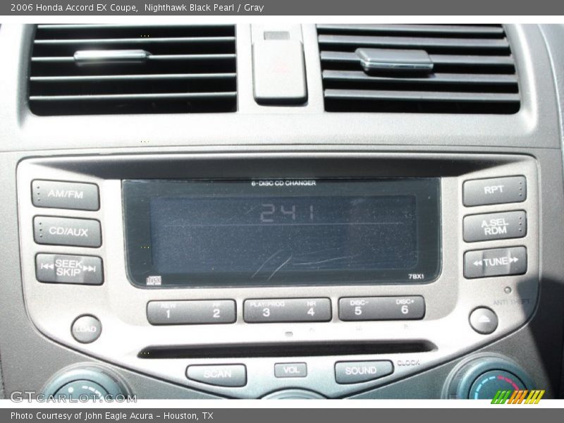 Nighthawk Black Pearl / Gray 2006 Honda Accord EX Coupe