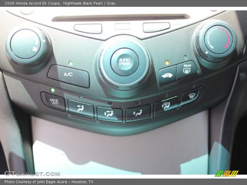 Nighthawk Black Pearl / Gray 2006 Honda Accord EX Coupe