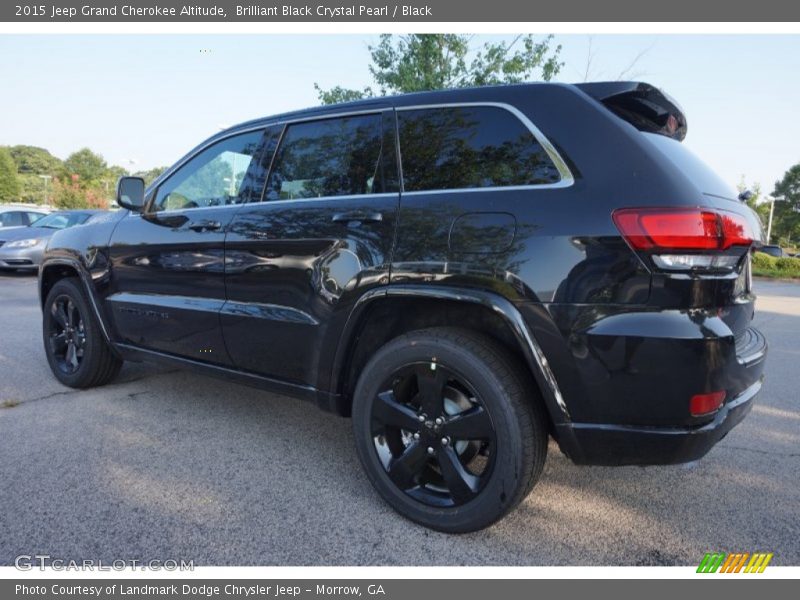Brilliant Black Crystal Pearl / Black 2015 Jeep Grand Cherokee Altitude