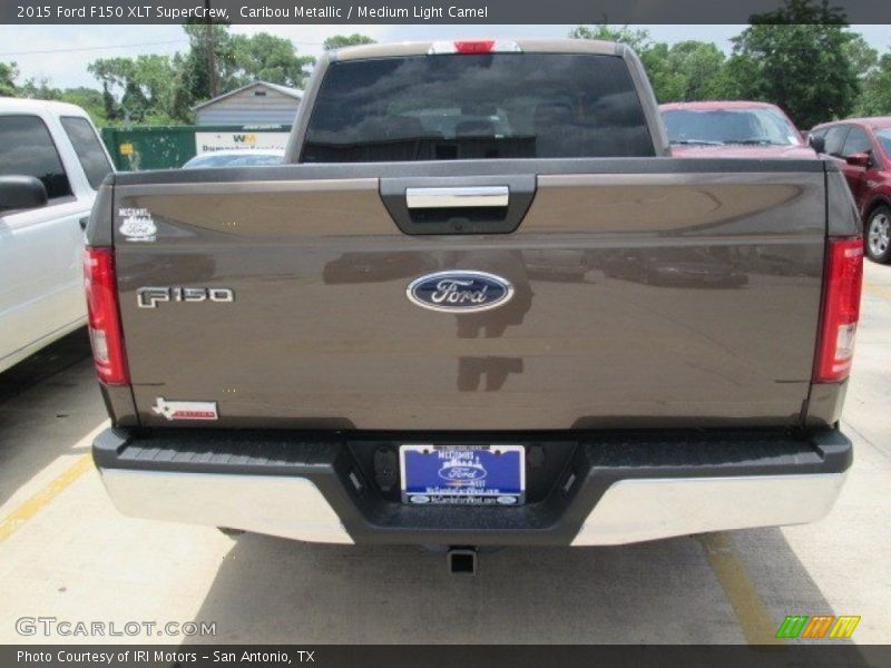 Caribou Metallic / Medium Light Camel 2015 Ford F150 XLT SuperCrew
