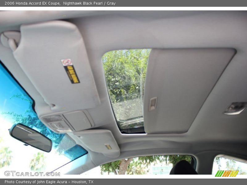 Nighthawk Black Pearl / Gray 2006 Honda Accord EX Coupe