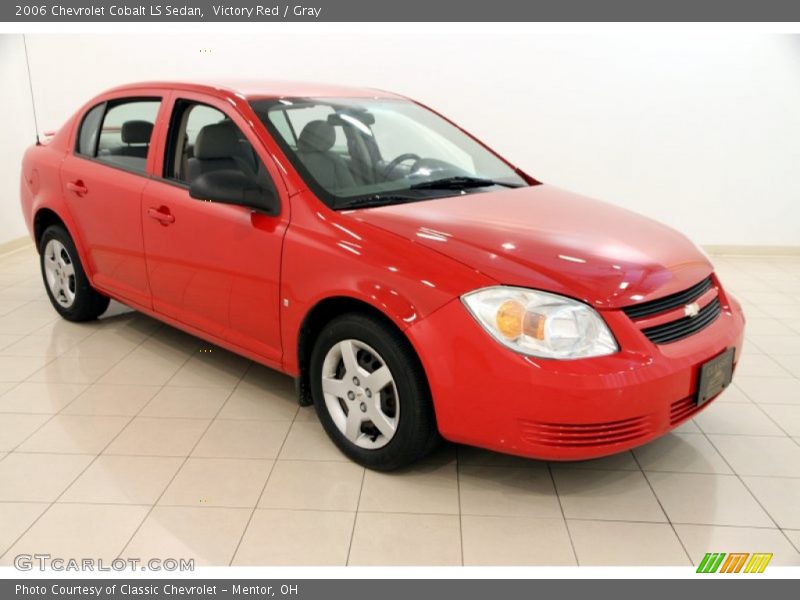 Victory Red / Gray 2006 Chevrolet Cobalt LS Sedan