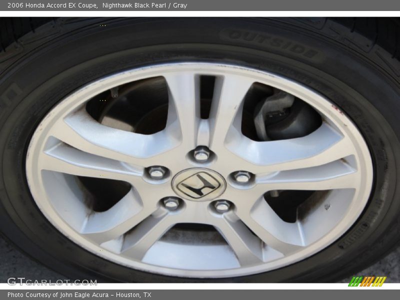 Nighthawk Black Pearl / Gray 2006 Honda Accord EX Coupe