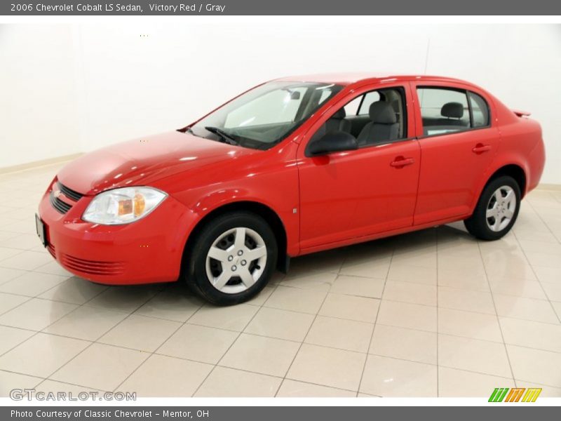 Victory Red / Gray 2006 Chevrolet Cobalt LS Sedan