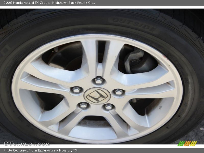 Nighthawk Black Pearl / Gray 2006 Honda Accord EX Coupe
