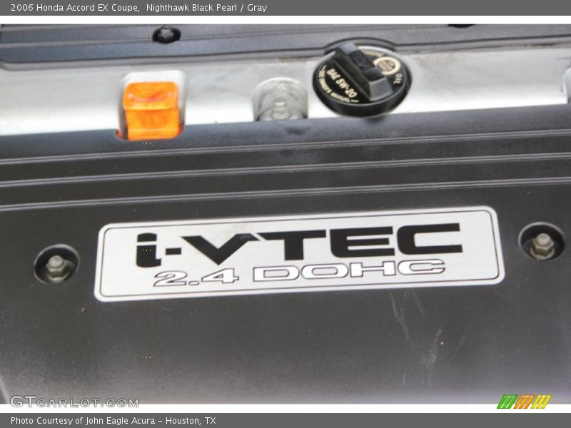 Nighthawk Black Pearl / Gray 2006 Honda Accord EX Coupe