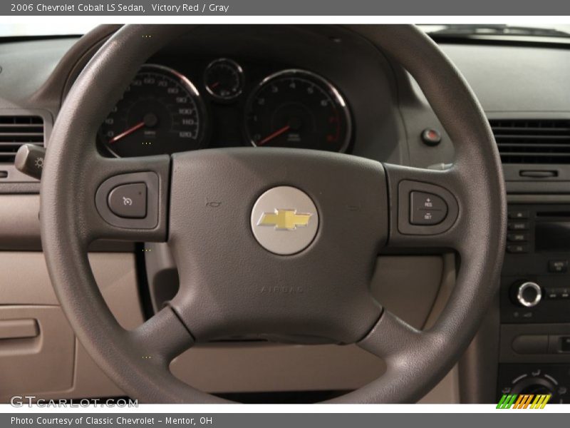 Victory Red / Gray 2006 Chevrolet Cobalt LS Sedan