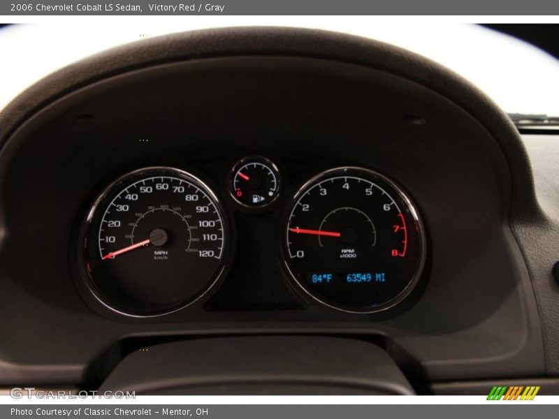 Victory Red / Gray 2006 Chevrolet Cobalt LS Sedan