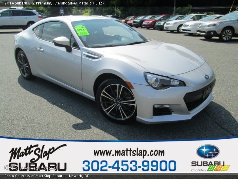 Sterling Silver Metallic / Black 2014 Subaru BRZ Premium