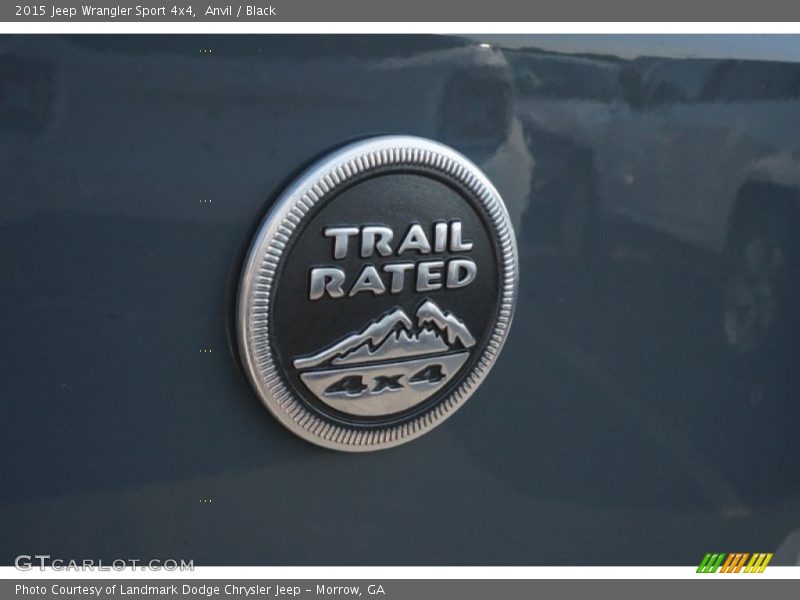 Anvil / Black 2015 Jeep Wrangler Sport 4x4