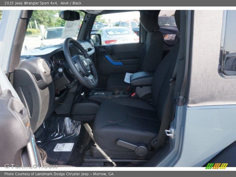Anvil / Black 2015 Jeep Wrangler Sport 4x4