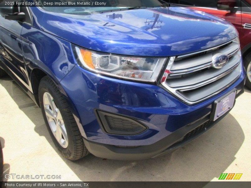 Deep Impact Blue Metallic / Ebony 2015 Ford Edge SE