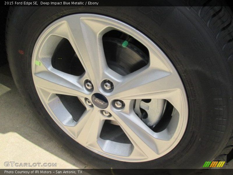 Deep Impact Blue Metallic / Ebony 2015 Ford Edge SE