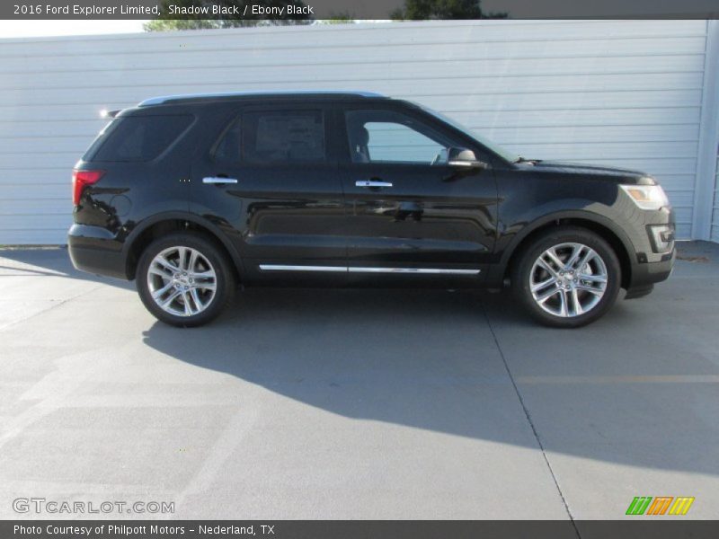 Shadow Black / Ebony Black 2016 Ford Explorer Limited