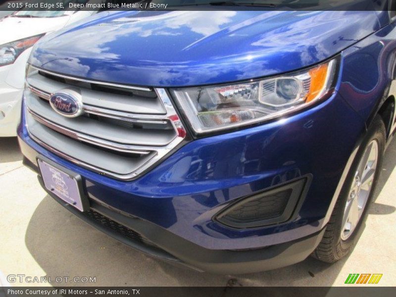 Deep Impact Blue Metallic / Ebony 2015 Ford Edge SE