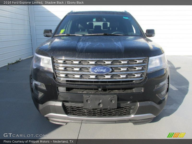 Shadow Black / Ebony Black 2016 Ford Explorer Limited