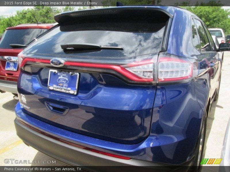Deep Impact Blue Metallic / Ebony 2015 Ford Edge SE