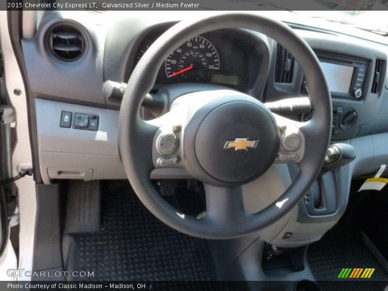 Galvanized Silver / Medium Pewter 2015 Chevrolet City Express LT