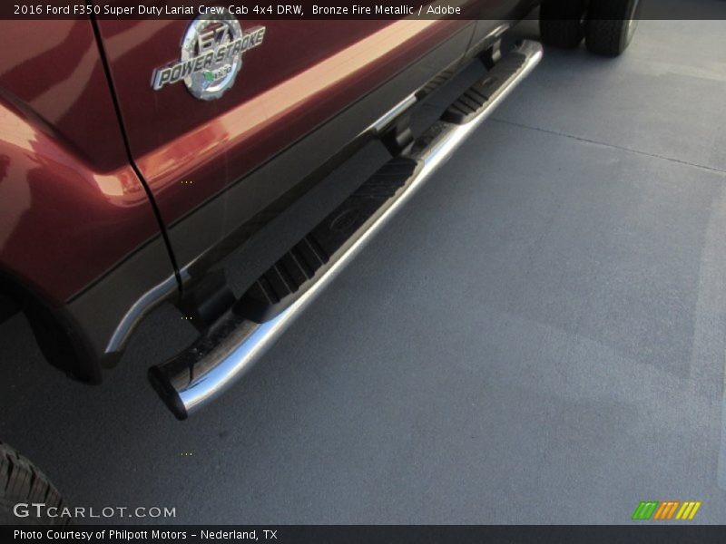 Bronze Fire Metallic / Adobe 2016 Ford F350 Super Duty Lariat Crew Cab 4x4 DRW