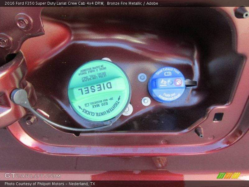 Bronze Fire Metallic / Adobe 2016 Ford F350 Super Duty Lariat Crew Cab 4x4 DRW
