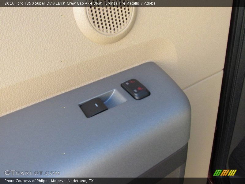 Bronze Fire Metallic / Adobe 2016 Ford F350 Super Duty Lariat Crew Cab 4x4 DRW