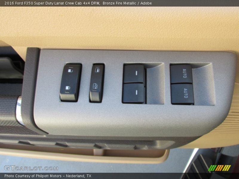 Bronze Fire Metallic / Adobe 2016 Ford F350 Super Duty Lariat Crew Cab 4x4 DRW