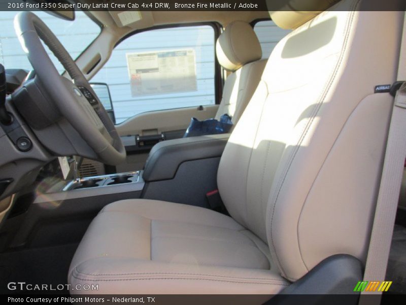 Bronze Fire Metallic / Adobe 2016 Ford F350 Super Duty Lariat Crew Cab 4x4 DRW